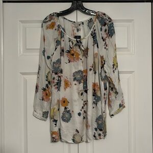 Women's Lucky Brand Floral Print Blouse